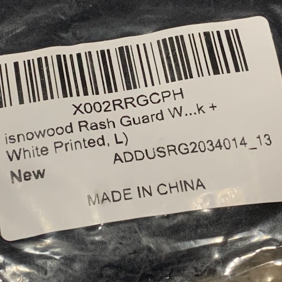 NWT Med Isnowood Rash Guard Women Swimsuit Long Sleeve Top UPF 50+ Nylon/Spandex - Picture 5 of 5